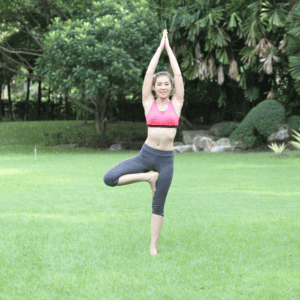 yoga pose to reduce breast size