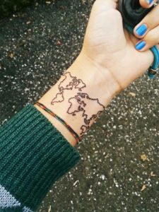 wrist tattoo for girls