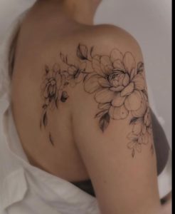 70 Flower Tattoo on Shoulder Ideas And The Meanings Behind Them  Saved  Tattoo