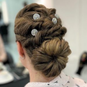 hairstyles for reception