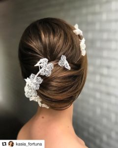 french twist wedding hairstyle