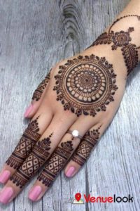 mandala back hand designs