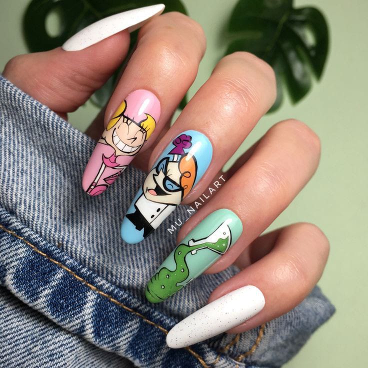 10 Simple Cartoon Nail Art Designs That You Will Love - Daily Tech Insights