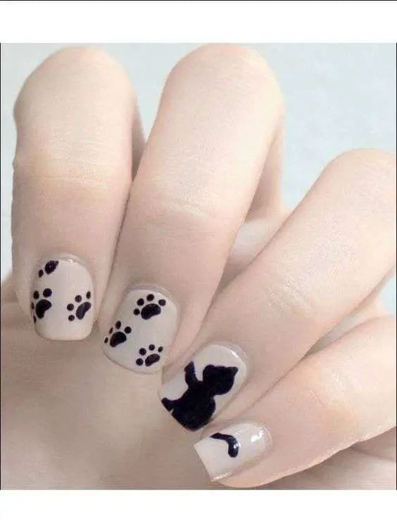 Cat nail art designs