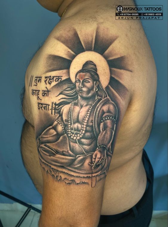 brave hanuman tattoo