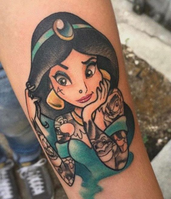 princess jasmine tattoo 