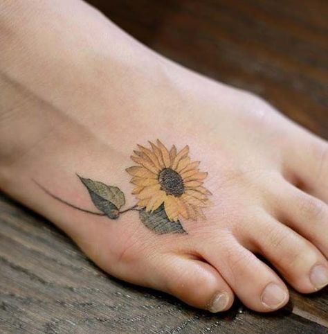flower on foot