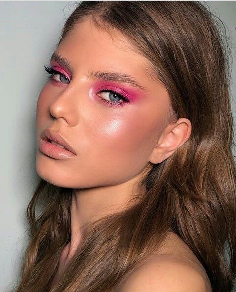 pink eye makeup looks